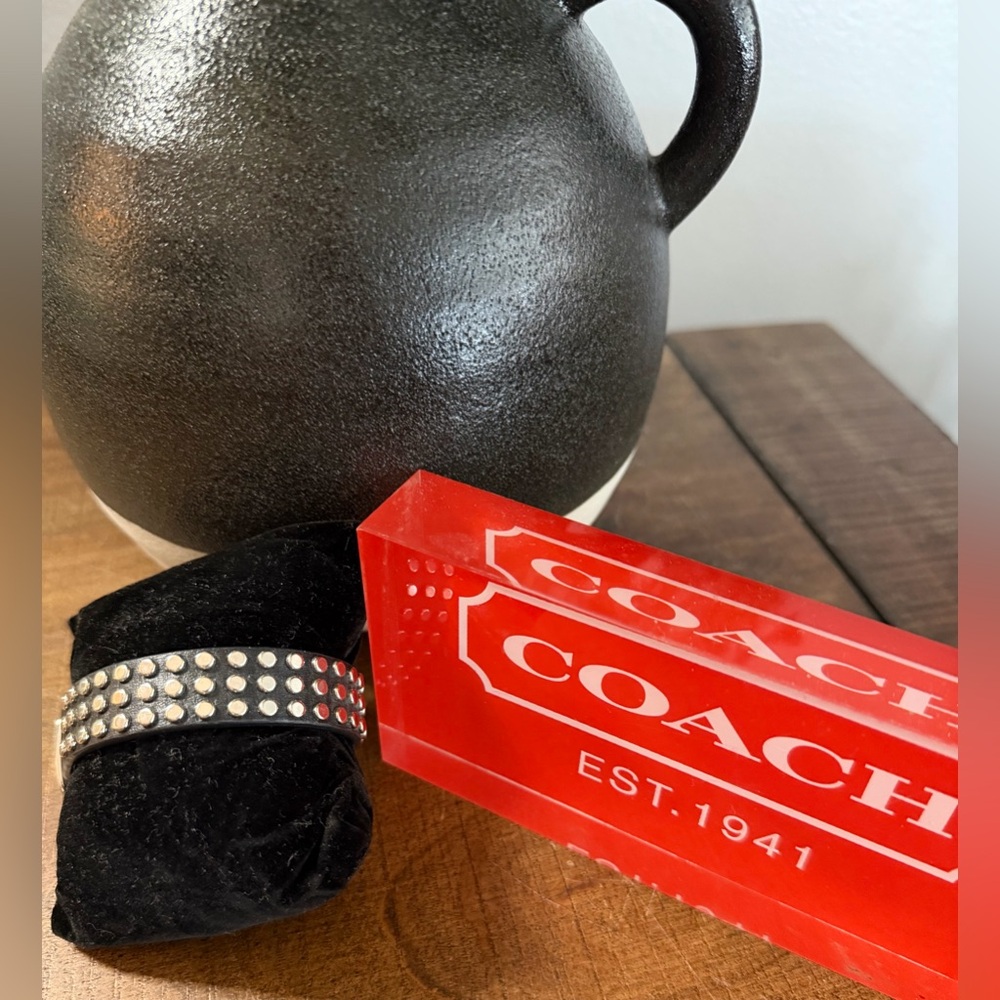 Coach Studded Leather Bracelet - Picture 8 of 10